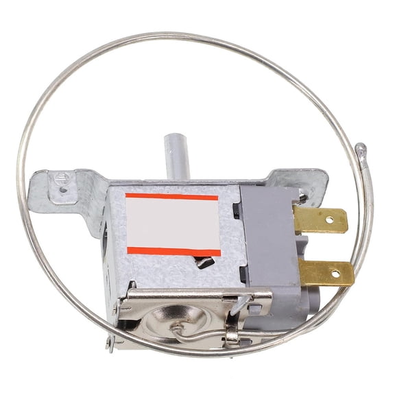 WPF22A Refrigerator Thermostat 2Pin AC220-250V 5(4) A Temperature Control for Refrigerators Display Cabinets Congealer Beverage Coolers Metal Plastic 30cm Cord