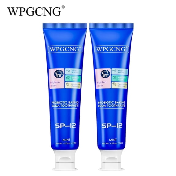 WPGCNG SP-12 Probiotic Brighten Teeth Fresh Breath Toothpaste, 8.46 oz, 2 Pack