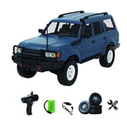WPL D-54 1/16 Scale RC Rock Crawler, 2.4G 4WD Remote Control Off-Road Climbing Car with 260 Motor, Independent Suspension & LED Headlights for Teens & Adults - RTR