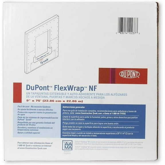 WPL D14048062 Dupont Flex Wrap NF, 9" x 75'