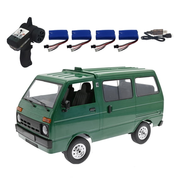 WPL D42 1/10 Scale 4WD Van RC Drift Car, 2.4G Remote Control Off-Road Vehicle with Simulation Interior & LED Lights, Ideal Gift for Teens & Adults