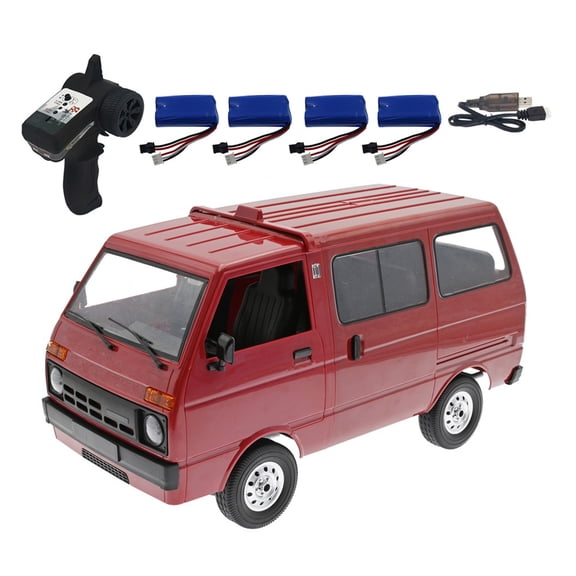 WPL D42 1/10 Scale 4WD Van RC Drift Car, 2.4G Remote Control Off-Road Vehicle with Simulation Interior & LED Lights, Ideal Gift for Teens & Adults