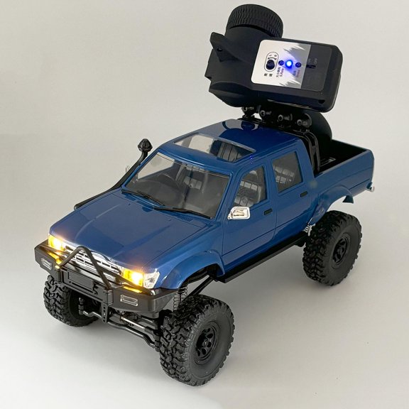 WPLDEWAN RC Rock Crawler WPL C64-1 RC Truck 4x4 1/16 RC Crawler Off Road Pickup Hobby RTR All Terrain 260 Motor Upgraded Chassis Proportional Throttle Steering 2.4GHz Axle Mounted Servo Adult Y101