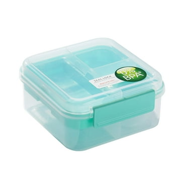 WPNMASNP Portable Double Layer Lunch Box Divided Into Compartments Bento Box Picnic Salad Box C Lightening Deals