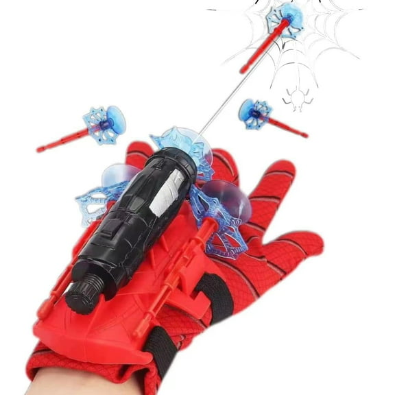 WPOHM Spider Gloves Web Shooter Toy, Launcher with Wrist Toy for Children Cosplay Launcher Glove