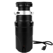 COZONY 1 HP Economy Garbage Disposal for Kitchen Sink, Continuous Feed Garbage Disposal with Dishwasher Connection, Stainless Steel 4 Stage Grinding, Splash Guard,Black
