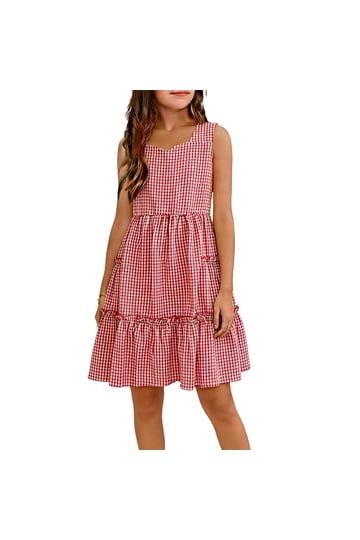 Red Gingham Dress