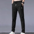 thumbnail image 1 of WPPGONE Men's Casual Chino Pants Slim Fit Stretch Trousers Elastic Drawstring Waist with Deep Pockets Lightweight Breathable Work Golf Outdoor Everyday Bottoms Slacks, 1 of 3