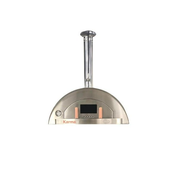 WPPO WKK-03S 42 in. Karma 304 Stainless Steel Wood Fired Pizza Oven