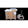 thumbnail image 1 of WPPO WDIY-AD70 38 x 37 x 23 in. Diy Wood Fired Pizza Oven with Stainless Steel Flue & Black Door, 1 of 2