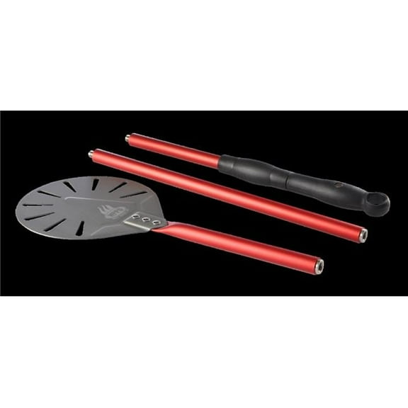 WPPO WKRP-01 7 in. Round Pro Pizza Peel with Break Down Handle