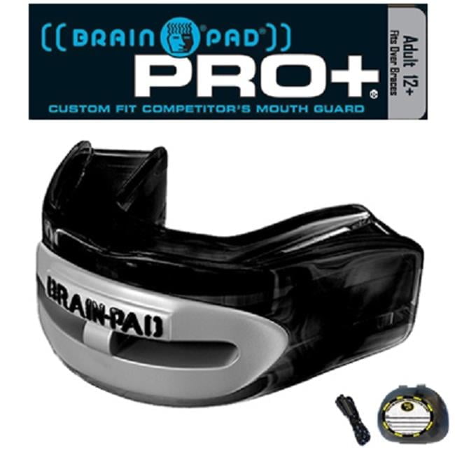 WPR-2004- Black-Gray Pro Plus Adult Mouth Guards, Black & Gray