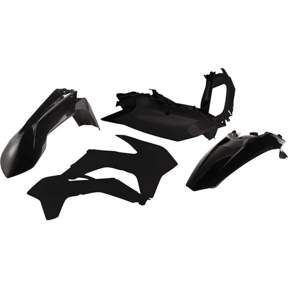 WPS - Western Power Sports 2374130001; Plastic Kit Black Exc-F 350/50 0
