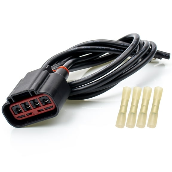 WPT688 WPT 688 HVAC Blower Motor Resistor Connector Wire Harness Pigtail Assembly S1763 Compatible with Ford Explorer Escape Expedition Mustang Fiesta Lincoln Mark Lt Navigator, Mercury Mariner