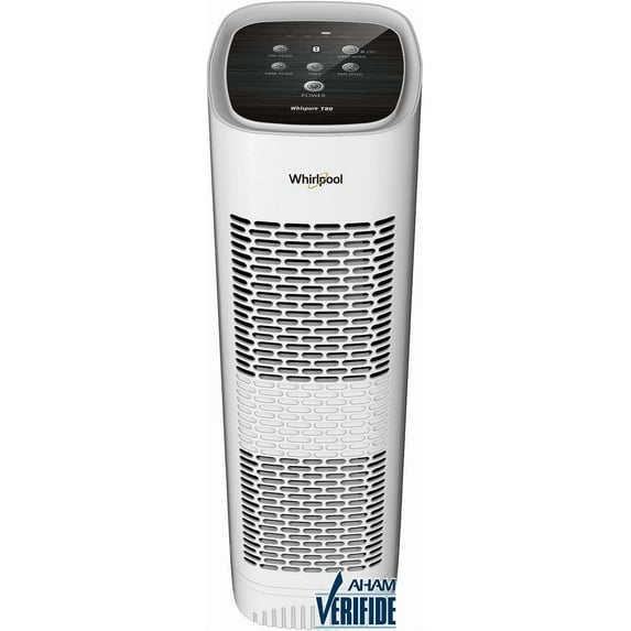 WPT80P Whispure True Hepa Air Purifier, Activated Carbon Advanced Anti-Bacteria, Ideal for Wildfire, Allergies, Odors, Pet Dander, Mold, Smoke and Germs, Large, White