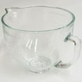 WPW10154769, 5 QT Glass Mixer Bowl fits Whirlpool KitchenAid Stand