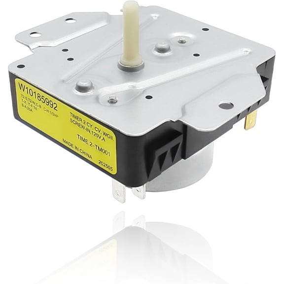 WPW10185992 W10185992 Dryer Timer Replacement 115V 60HZ Compatible With Whirlpool Maytag Kenmore Crosley Dryer Timer Replaces MEDC465HW0 WED5000DW2 WGD5000DW3 MGDC465HW0 WGD4850BW2 418-095-20-B5
