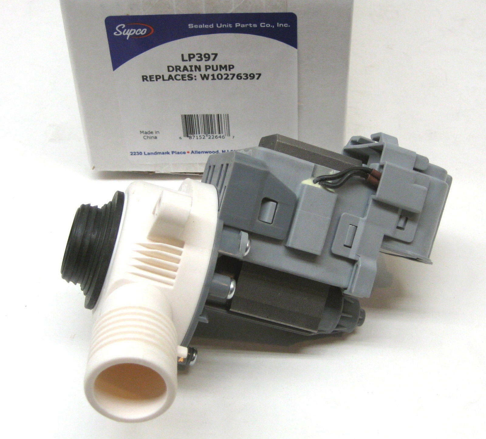 WPW10276397 for Whirlpool Cabrio Washing Machine Pump AP6018417