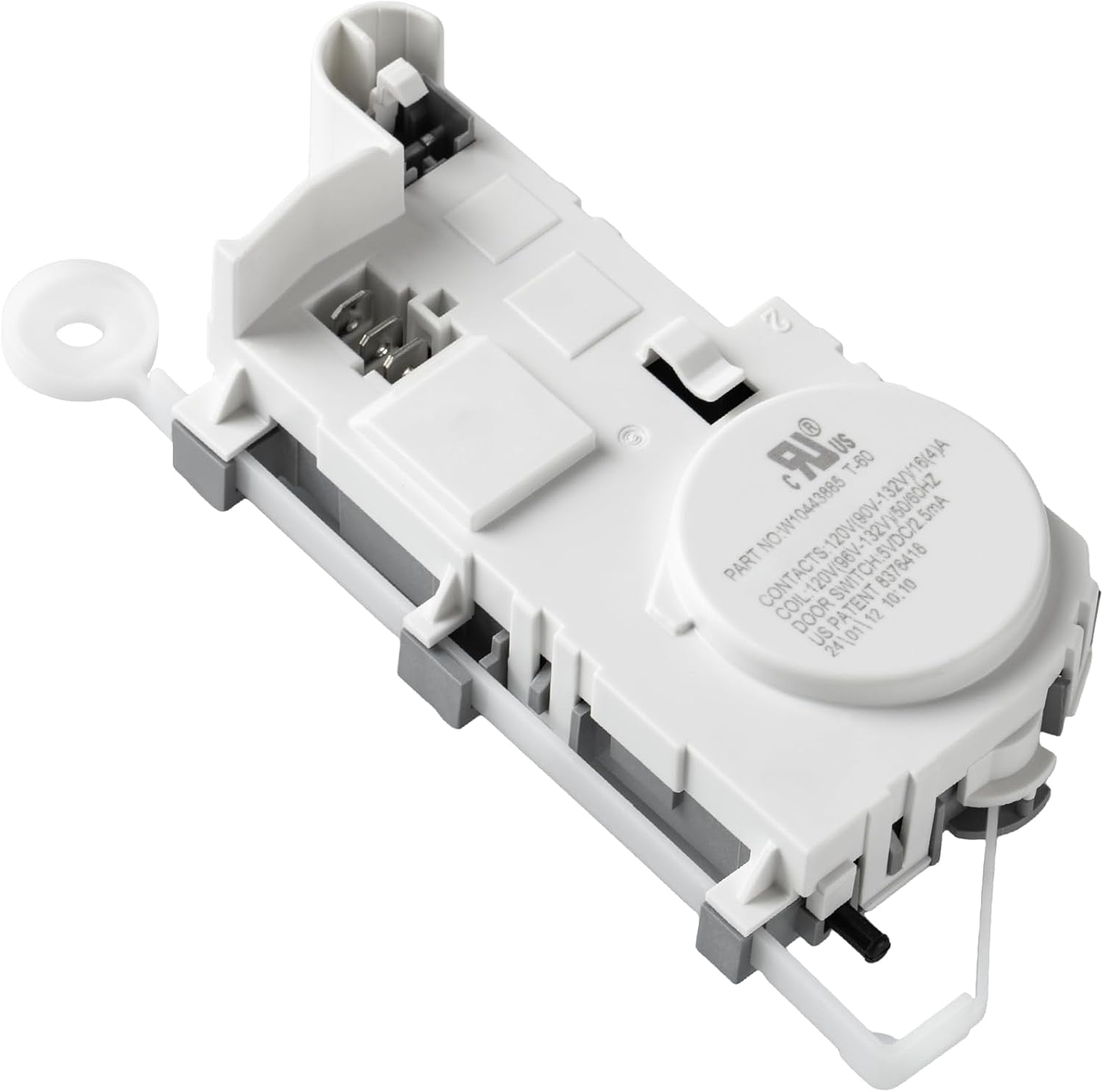 WPW10443885 Washer Door Lock Latch compatible with Whirlpool Maytag Amana Crosley, Replaces W10443885 AP6021486