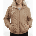 thumbnail image 1 of WQD Womens Fleece Jacket Winter Sherpa Coat Long Sleeve Warm Fuzzy Casual Outerwear Soft Cozy Zip Up Hooded Top with Pockets, 1 of 8