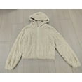 thumbnail image 1 of WQD Women's Sherpa Fleece Hoodie Jacket with Pockets Zip Up Fluffy Teddy Coat Warm Cozy Long Sleeve Winter Outerwear Casual Plush Hooded Sweatshirt, 1 of 1