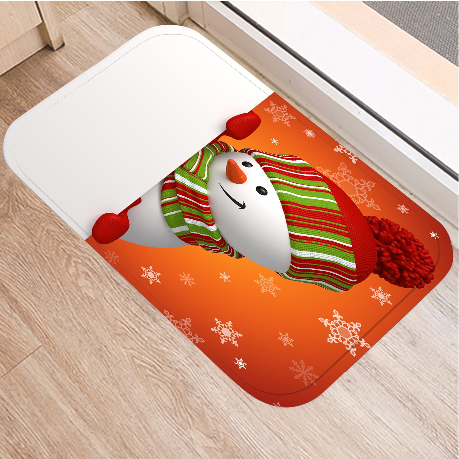 WQJNWEQ 1pc Merry Christmas Doormats indoor Home Carpets Decor 40x60CM Christmas on Sale