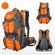 WQJNWEQ 50L Hiking Backpack, Waterproof Camping Essentials Bag, 45+5 Liter Lightweight Backpacking Back Pack Gift