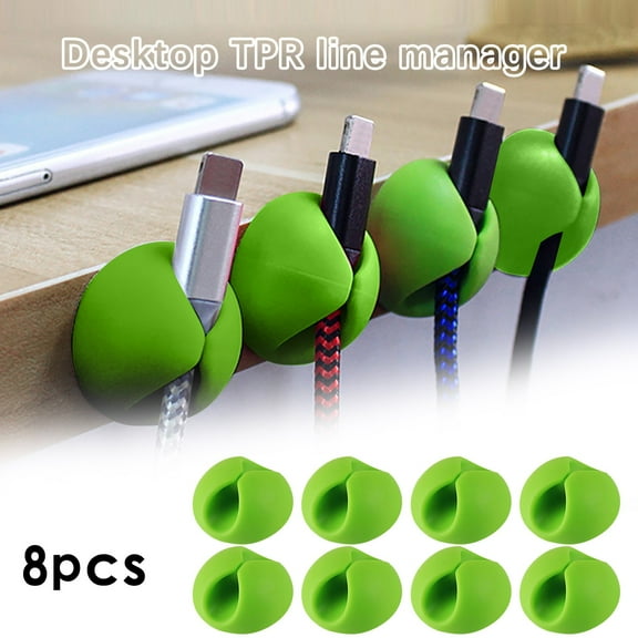 WQJNWEQ Cable Wire cord clips Holder Clamp Management for Car Desk Office Home