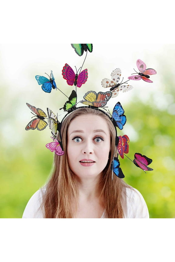 Bridal Hair Accessories New Photo Headwear Headband Esty Popular Butterfly Hair Band Hair Accessories Gifts Makeup