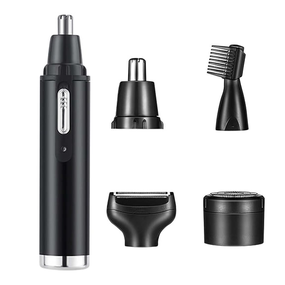 WQJNWEQ Electric Nose Trimmer Four-In-One Men's Razor USB Rechargeable Shaver Electric Eyebrow Trimmer Nose Hair Trimmer Gifts Makeup