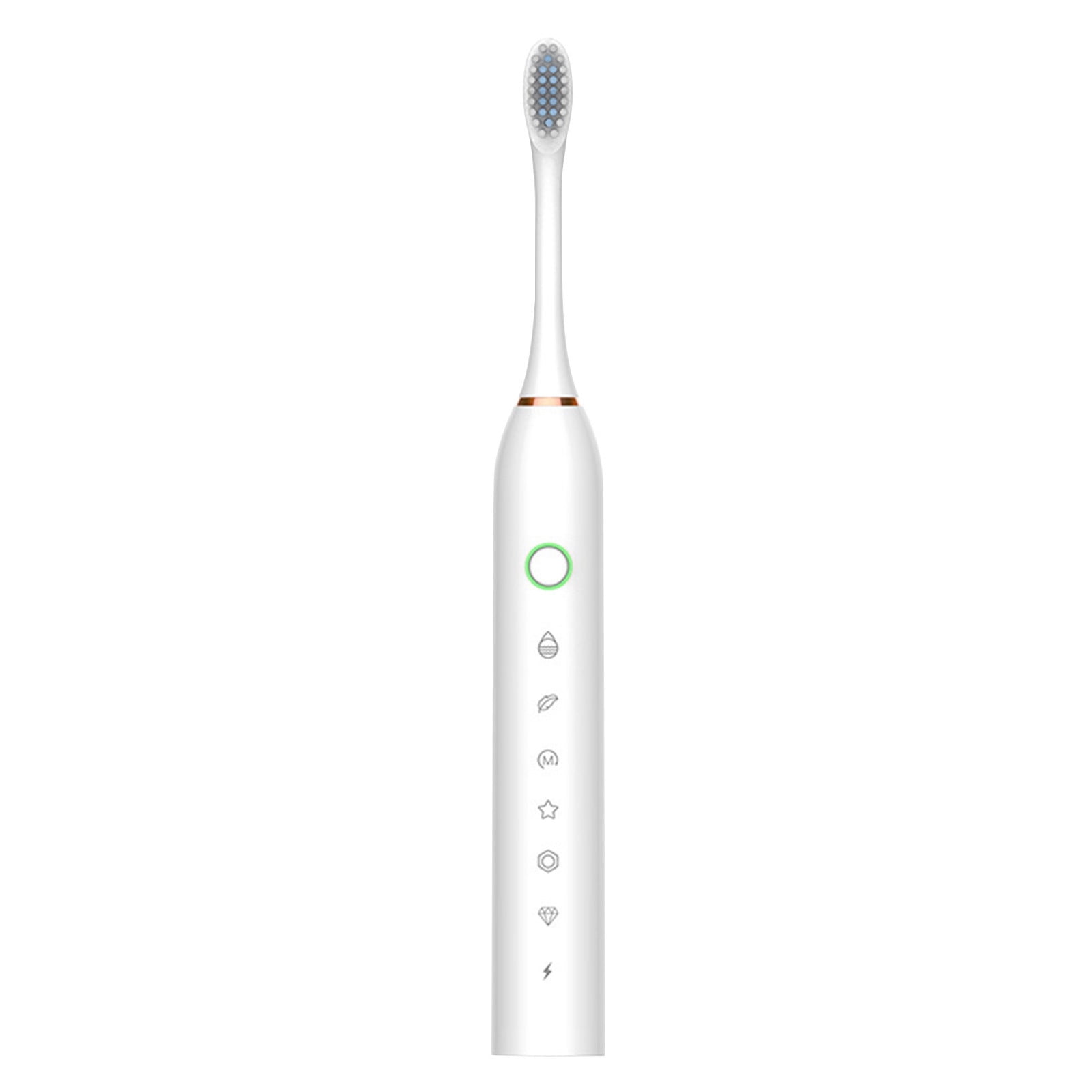 WQJNWEQ Electric Toothbrush USB Charging, with 8 Brush Heads, Smart 6 ...