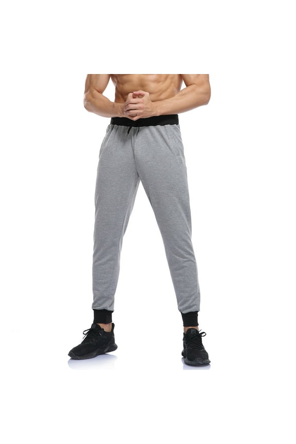 College Young Adult Fashion Summer Men Gym Workout Jogging Middle Pants Fit Elastic Casual Sportswear