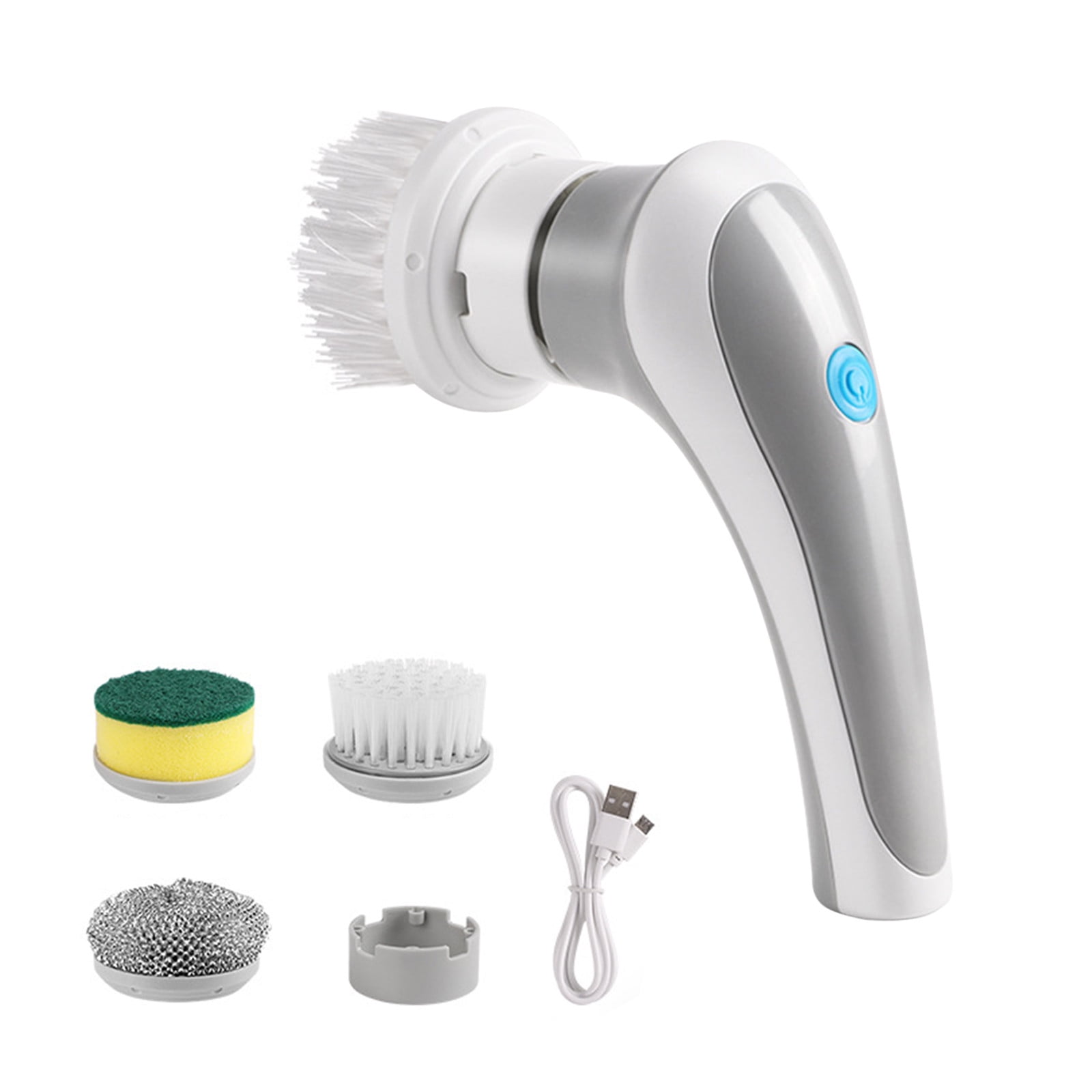 WQJNWEQ Electric Spin Rechargeable Cleaning Tools,Grout Brush, Electric ...