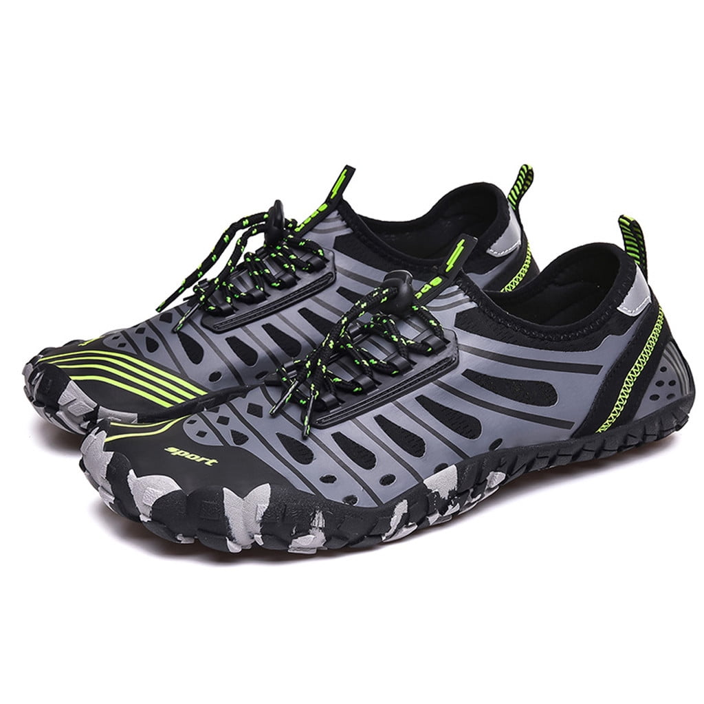 WQJNWEQ Men Mountaineer Sneakers Swimming Beach Shoe Snorkeling Quick Drying Water Shoes Solid Male Fall on Sale Walmart