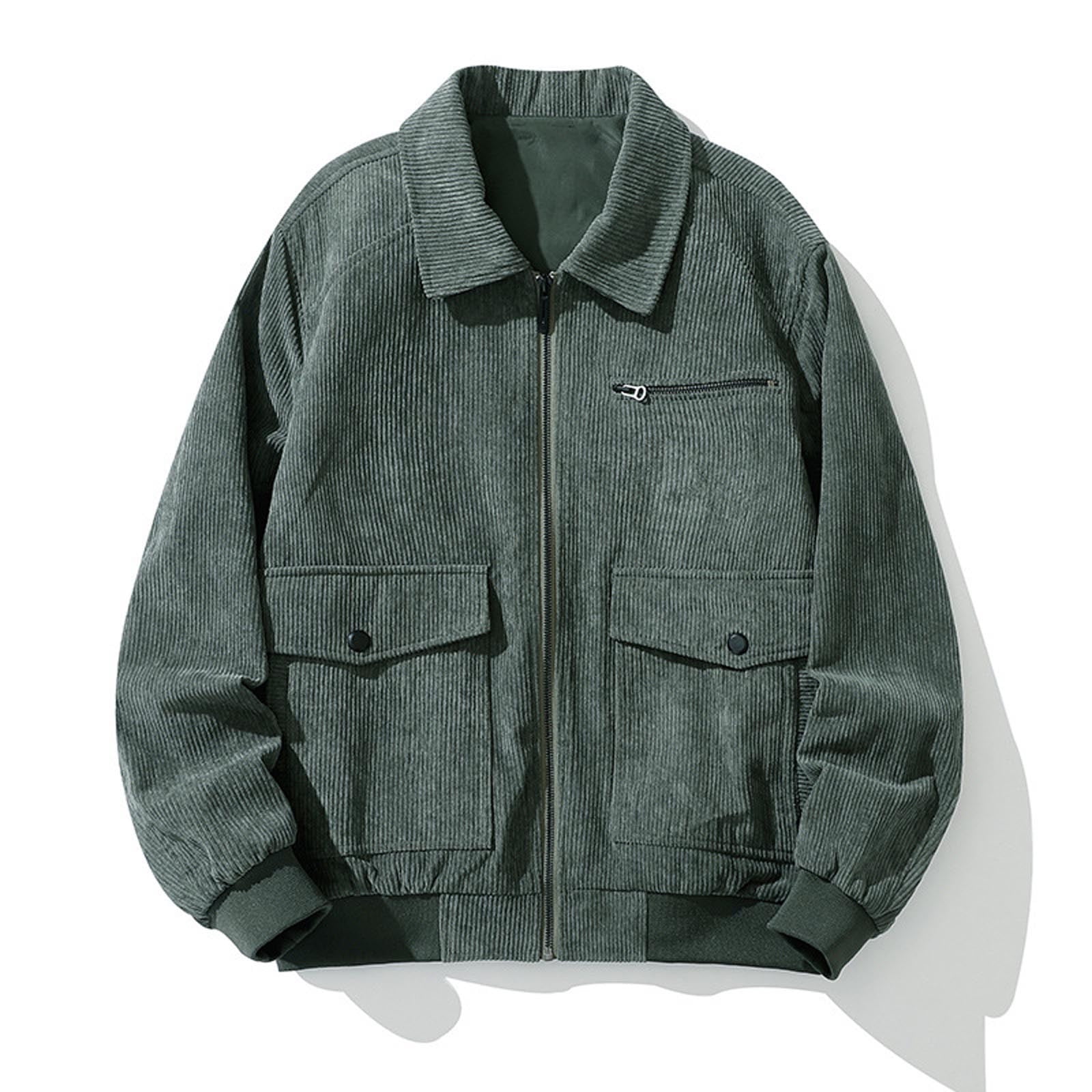 WQJNWEQ Mens 98%Cotton,2%Spandex Outwear Jacket New Fashion WQJNWEQ Mens 98%Cotton,2%Spandex Outwear Jacket New Fashion