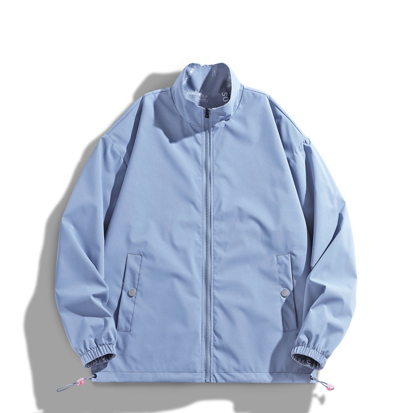 WQJNWEQ Mens Nylon,Spandex Outwear Jacket Thin Windbreaker WQJNWEQ Mens Nylon,Spandex Outwear Jacket Thin Windbreaker