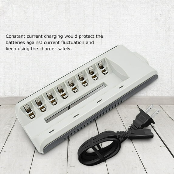 WQJNWEQ Sales 8 Slots Smart Fast Charger AA AAA Ni-MH / Batteries Rechargeable Battery