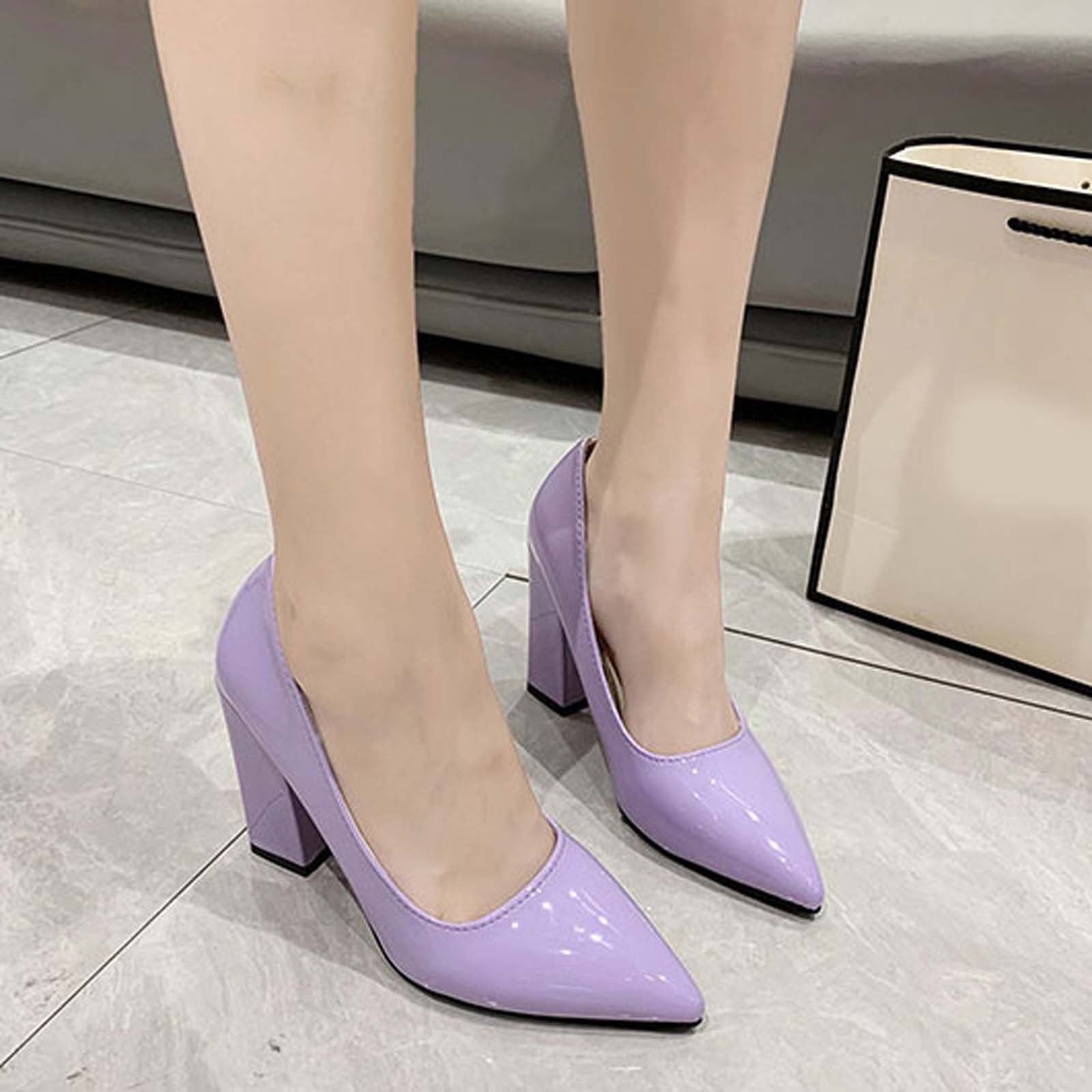 Christian Louboutin Purple Leather Maryl Peep Toe Pumps Size 36.5 For Sale  at 1stDibs