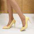 thumbnail image 1 of WQJNWEQ Shoes Women Spring and New Fashion Shallow Mouth Pointed Thin Heels Shoes Fall Sale, 1 of 3