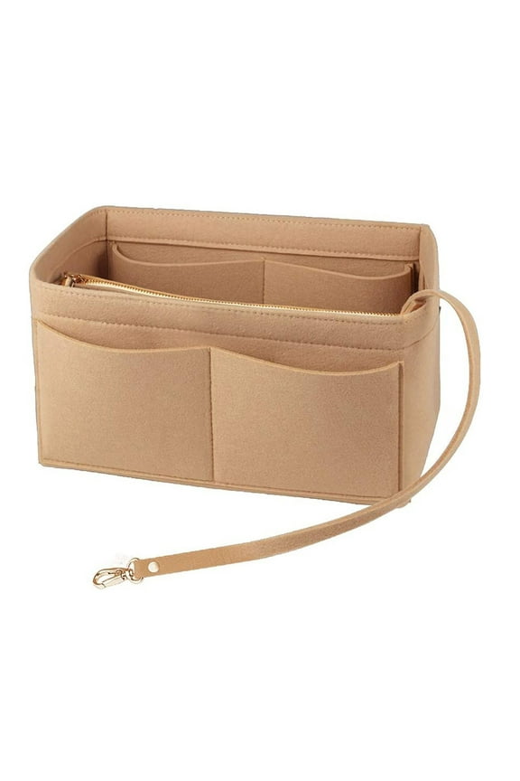 Valentines Day Decorations Insert Bags Handbag Tote Purse Organizer 10 Pockets Bag in Bag Travel Storage Pockets