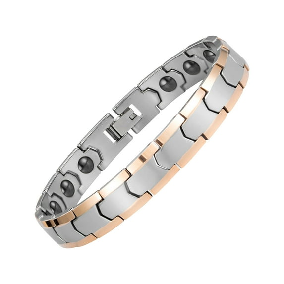 WQJNWEQ Valentines Day Gifts Stainless Steel Magnetic Bracelet Negative Energy Bracelet Men's Jewelry Home