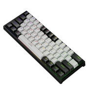 WQJNWEQ Wired 60% Mechanical Gaming Keyboard RGB Backlit Compact 61 Keys Blue Switches Desktop