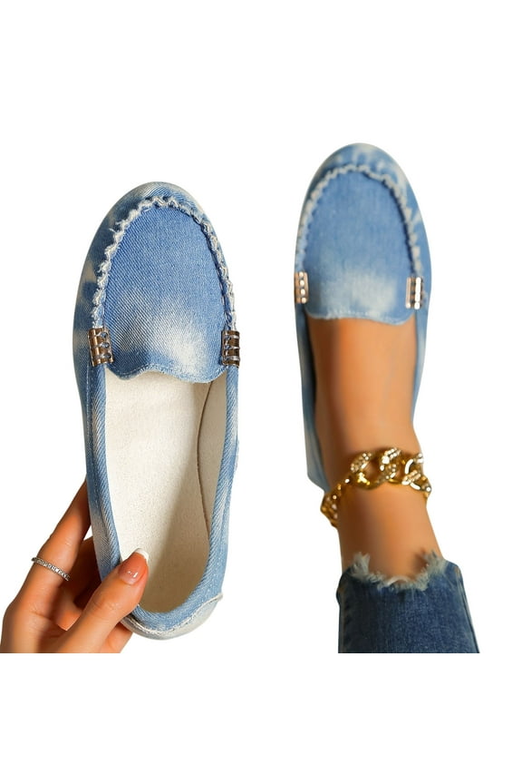 Women's Flats Shoes Leisure Shallow Mouth Beans/Heel/One Foot Lazy/Work Shoes Comfort