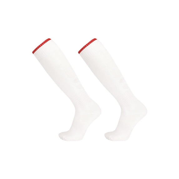 WQNVRNR Boys Athletic Soccer Socks- Towel Bottom Breathable Anti-slip Over Knee Unisex Long Football Sports Socks Hot Pink Size Free Size