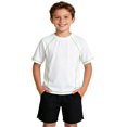 thumbnail image 1 of WQNVRNR Boys&Girls Athletic T-Shirt- Yoga Crewneck Quick Dry Breathable Unisex Kids Short Sleeve Tee White Size 5, 1 of 7
