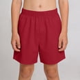 thumbnail image 1 of WQNVRNR Boys Summer Shorts- Casual Elastic Waist Fashion cotton Loose Fit Shorts Red Size 8, 1 of 8