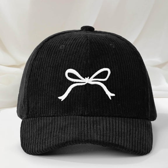 WQNVRNR Heart Print Baseball Cap- Sun Hat Men & Women Curved Bill Adjustable Snapback Outdoor Headwear Black Size Free Size