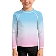 thumbnail image 1 of WQNVRNR Outdoor UV Active Shirt for Boys- Sun Protection UPF 50+ Quick Dry Casual Long Sleeve Swim Rash Guard Shirt Pink Size 5, 1 of 9