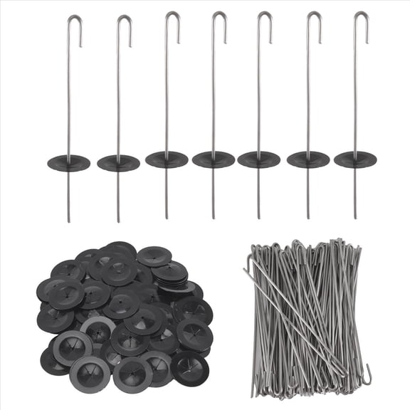 WQNZMADO 100 Packs Solar Panel Guard Clips, Stainless Steel Wire Fence Fasteners Animal Guard Roll Kit for Solar Panel