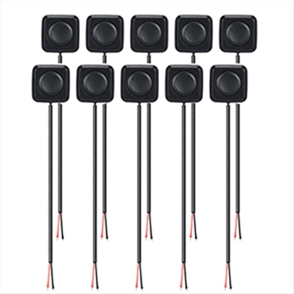 WQNZMADO 10Pcs 12V/24V Mini Momentary Push Button ON/Off Switch, Surface Mount, Easy Installation for Electronic Experiment